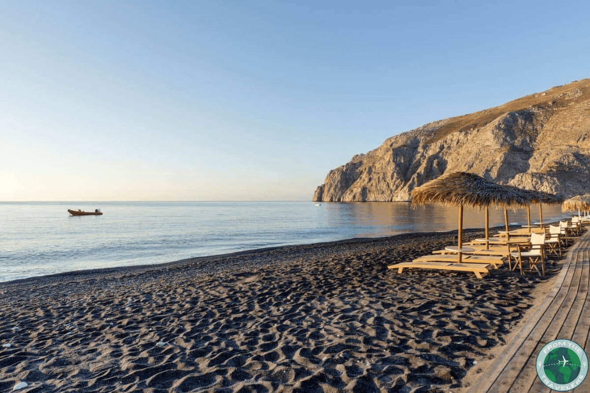 Black Beach Santorini