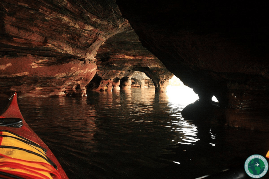 Kayaking Caves